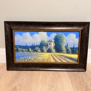 Landscape Art with Frame 26” x 16”